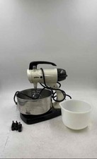 Misturador autônomo vintage Sunbeam preto branco aço inoxidável com tigelas de vidro comprar usado Misturador autônomo vintage Sunbeam preto branco aço inoxidável com tigelas de vidro comprar usado  Enviando para Brazil