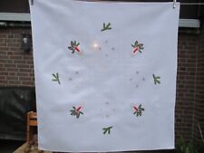 Weihnachtsdecke handgestickt 7 gebraucht kaufen  Korschenbroich