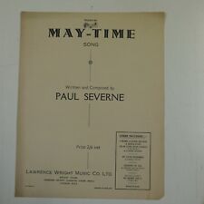 Foglio canzone may usato  Spedire a Italy