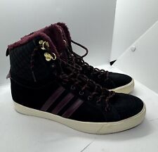 Sapatos femininos Adidas preto/marrom Neo Park inverno hi com cadarço EUA 11 forrado de pele comprar usado  Enviando para Brazil
