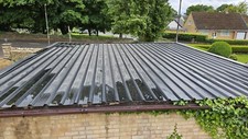 Used steel garage for sale  CHESTERFIELD