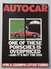 Autocar magazine 1987 d'occasion  Le Creusot