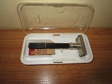 Navaja de Seguridad Ajustable Gillette Mango Negro con Caja y Cuchillas Código T3 segunda mano  Embacar hacia Mexico