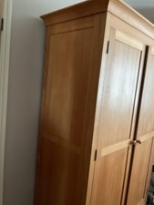 Solid oak double for sale  OAKHAM
