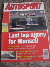 Autosport jun 1991 for sale  BRISTOL