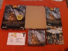 Gabriel Knight 3 Bromista Au Pays Cathare Big Box Fat PC Cd-rom Completo Pal FR comprar usado  Enviando para Brazil