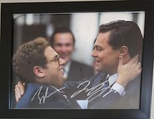Autógrafo autografado Leonardo DiCaprio Jonah Hill Signature Wolf Wall Street 8x10 certificado de autenticidade, usado comprar usado  Enviando para Brazil