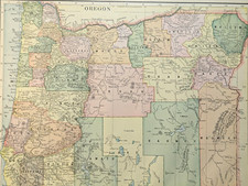 Oregon state map for sale  Belton