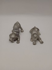 Pair miniature pewter for sale  BEDFORD