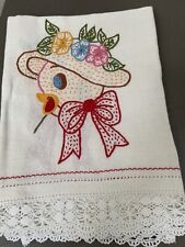 Vintage linen embroidery for sale  Dallas