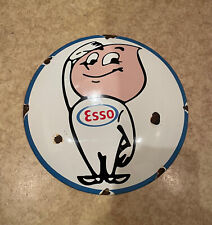Vintage esso enamel for sale  SOLIHULL