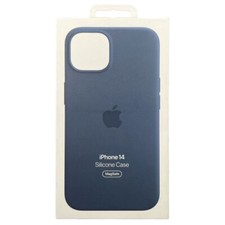 Capa de silicone genuína oficial Apple iPhone 14 STORM BLUE MagSafe - Nova comprar usado  Enviando para Brazil