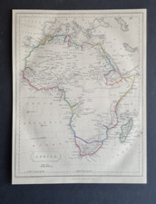 Antique map africa for sale  ROMFORD