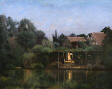 Tableau encadré paysage d'occasion  Paris IX