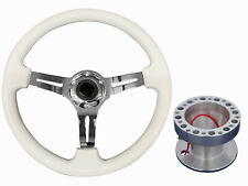 White chrome steering for sale  PETERBOROUGH