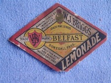 Vintage label briggs for sale  PORTSTEWART