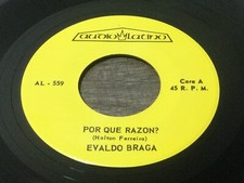 EVALDO BRAGA POR UNA VEZ MAS - PORQUE RAZON  / 45RPM comprar usado  Enviando para Brazil