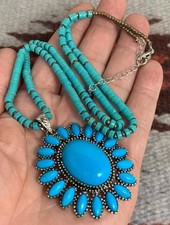 Block turquoise heishi for sale  La Puente
