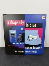 A Rhapsody In Blue - The Extraordinary Life Of Oscar Levant CD Box Set RARE! comprar usado  Enviando para Brazil