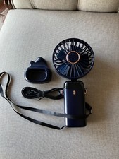 Ventilador dobrável USB portátil azul/preto comprar usado  Enviando para Brazil