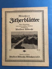 Münchner zitherblätter alte gebraucht kaufen  München