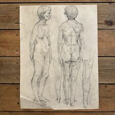 Vintage pencil drawings for sale  CRANLEIGH