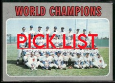 1970topps baseball pick for sale  Coraopolis