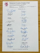 Hand signed sheet for sale  BILSTON