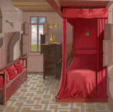 Medieval bedchamber interior for sale  Brooklyn