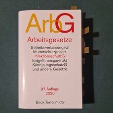 Arbeitsgesetze arbg beck gebraucht kaufen  Weiltingen