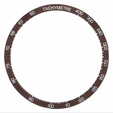 Moldura inserir para 43MM Tag Heuer Carrera Calibre 16 CV2A11.BA0796 Dia Data Marrom comprar usado  Enviando para Brazil