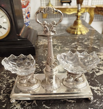 Salière double argent d'occasion Salière double argent d'occasion  Yffiniac