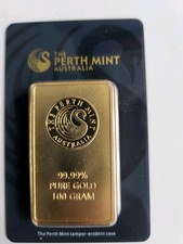 100g gold bar for sale  NORTHAMPTON