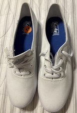 Keds Feminino Ortholite Lona com Cadarço Branco Completo EUA Tamanho 11 AUTÊNTICO NOVO COM ETIQUETAS comprar usado  Enviando para Brazil