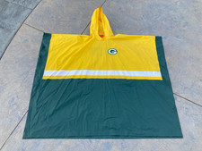 Jaqueta lateral de vinil Green Bay Packers oficial NFL capa parka poncho chuva comprar usado  Enviando para Brazil