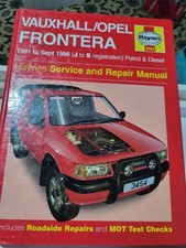 Haynes manual vauxhall for sale  ROTHERHAM