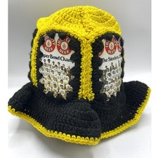 Chapéu de lata de cerveja Pittsburgh Steelers vintage malha Iron City Beer década de 1970 comprar usado  Enviando para Brazil