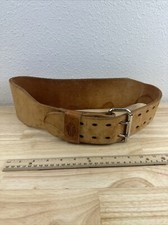 Cinto de couro vintage Atlus levantamento de peso suporte de musculação grande 34-41 comprar usado  Enviando para Brazil
