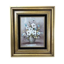 Vintage floral oil for sale  Los Osos