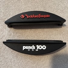 Old School Rockford Fosgate Punch 100 End Cap DSM conjunto de pares completo com parafusos comprar usado  Enviando para Brazil