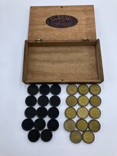 Vintage draughts checkers for sale  NEW MALDEN