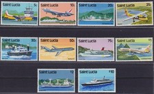 Santa Lúcia 1980 Navios, Barcos, Aviação, Aeroporto, Transporte ** comprar usado  Enviando para Brazil