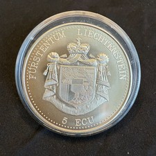 Liechtenstein ecu 1993 gebraucht kaufen  Braunschweig