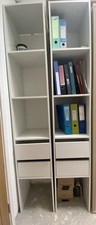 White shelving units for sale  SOLIHULL