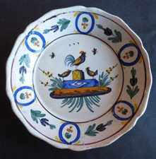 Nevers earthenware plate d'occasion  Expédié en Belgium