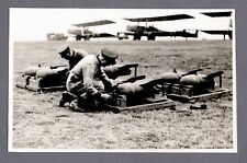 VICKERS VIRGINIA BOMBARDERO ALINEACIÓN Y BOMBAS FOTO DE COLECCIÓN RAF ROYAL AIR FORCE 1, usado segunda mano  Embacar hacia Argentina