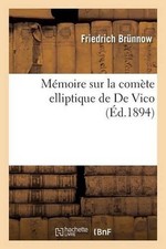 Mmoire comte elliptique d'occasion  Expédié en Belgium