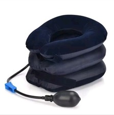 Dispositivo inflável de colar de tração cervical para alívio da dor nas costas no pescoço comprar usado  Enviando para Brazil