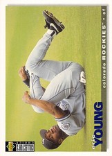 Cartão de beisebol Eric Young 1995 Collector's Choice 446 Colorado Rockies, usado comprar usado  Enviando para Brazil