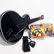 PS3 GUITAR HERO Guitar Bundle - Dongle World Tour Les Paul Controller *PROBADO* segunda mano  Embacar hacia Argentina